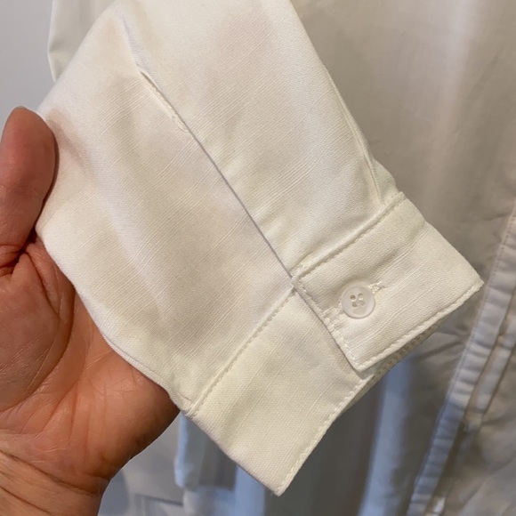 Grade & Gather Soft White Button Down Shirt EUC - Picture 5 of 12